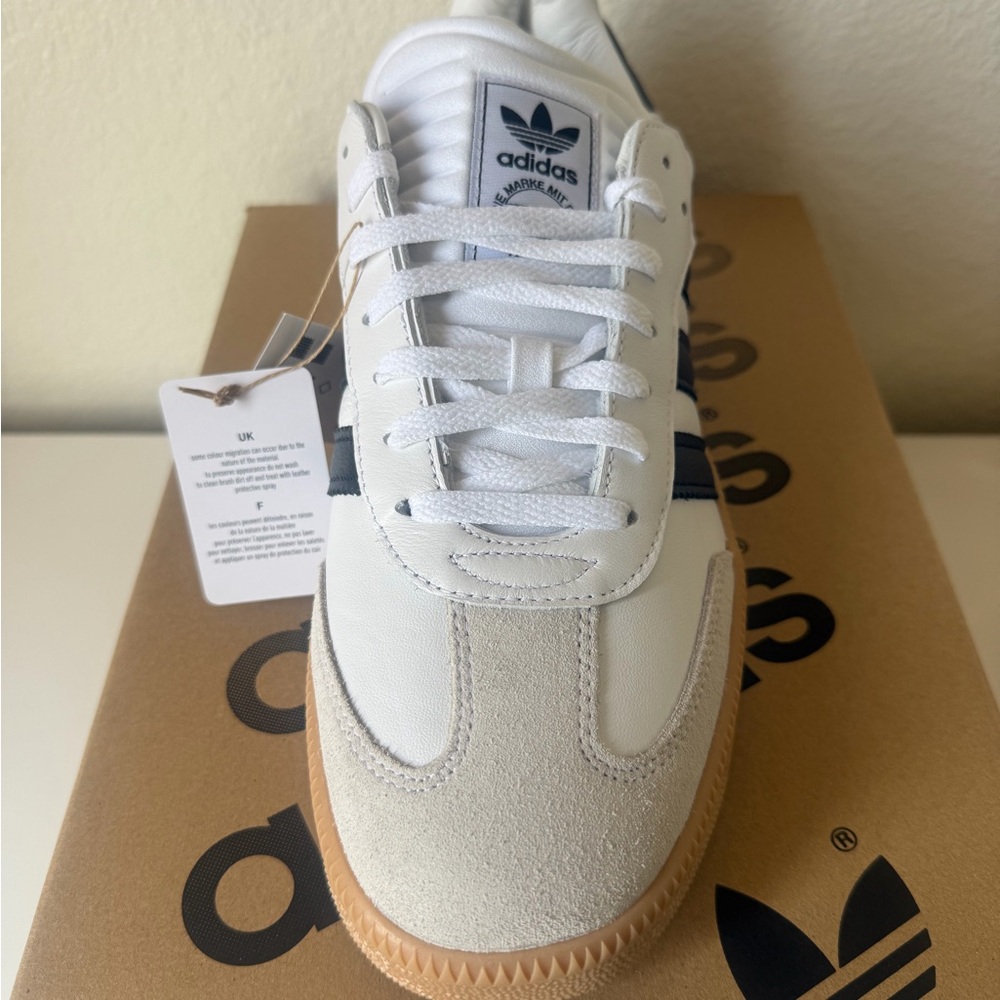 Adidas Samba XLG White Black men’s size 13 new - Picture 2 of 5